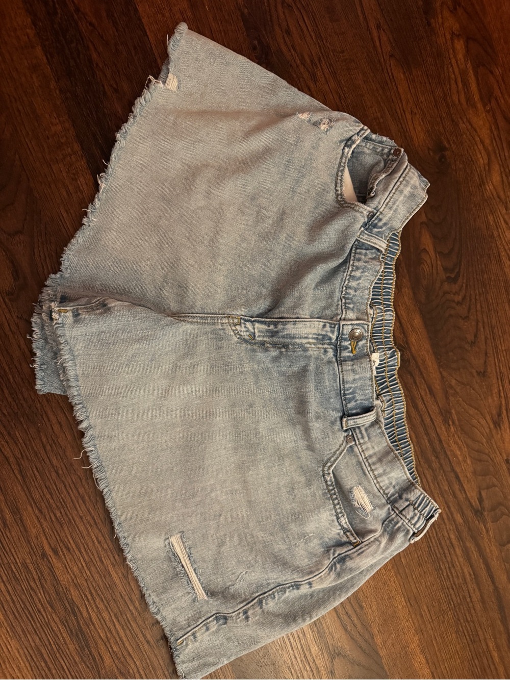Aerie Light Blue Denim Shorts